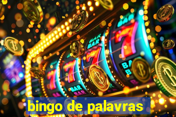 bingo de palavras