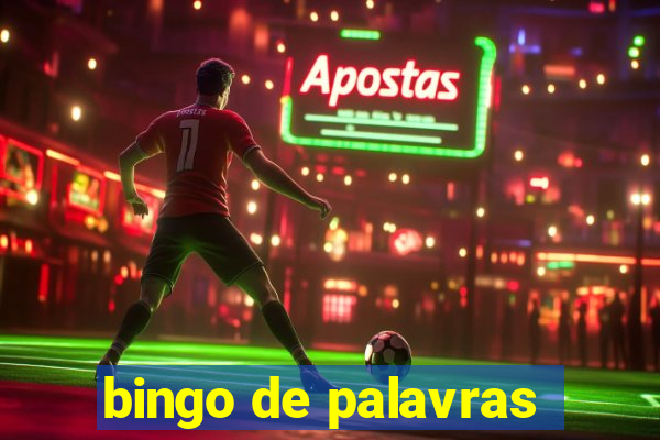 bingo de palavras