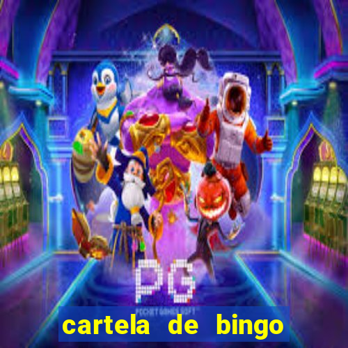 cartela de bingo para cha revela??o