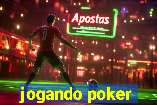 jogando poker