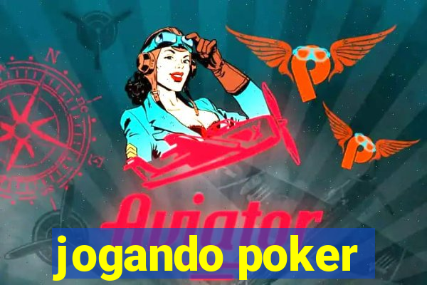 jogando poker