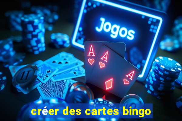 créer des cartes bingo