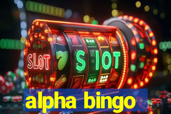 alpha bingo