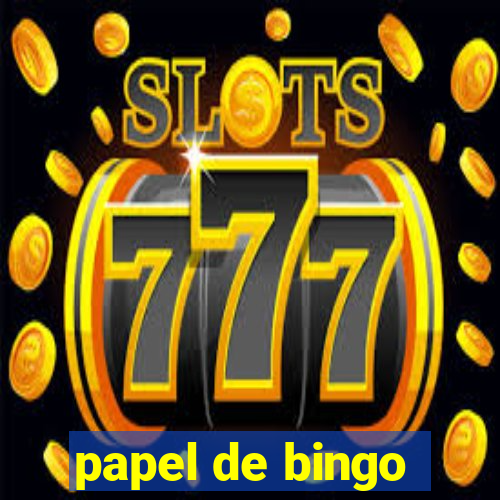 papel de bingo