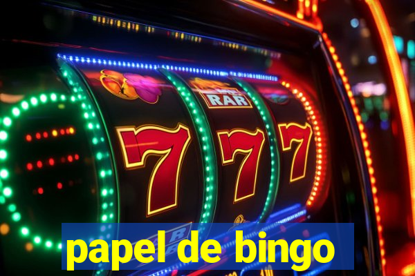 papel de bingo