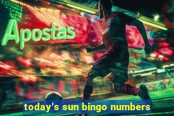 today's sun bingo numbers