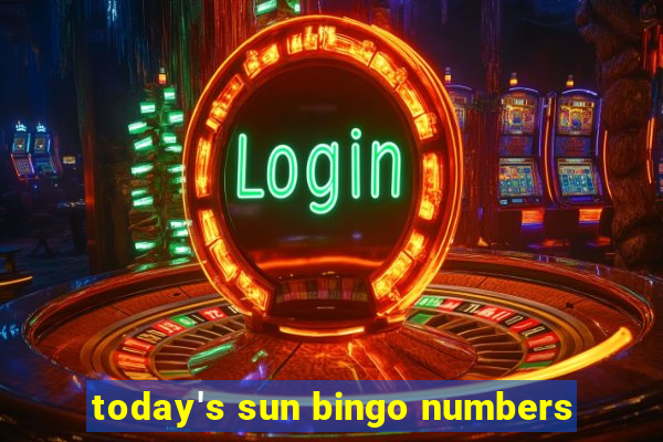 today's sun bingo numbers