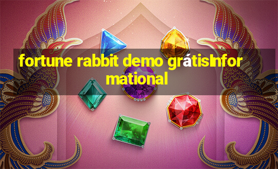 fortune rabbit demo grátisInformational