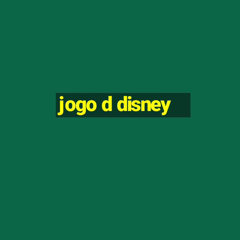 jogo d disney