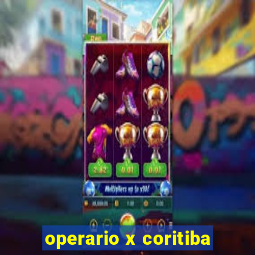 operario x coritiba