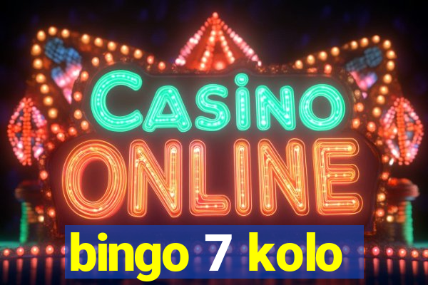 bingo 7 kolo