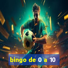 bingo de 0 a 10