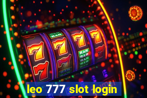 leo 777 slot login