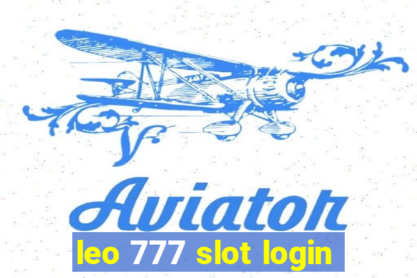 leo 777 slot login