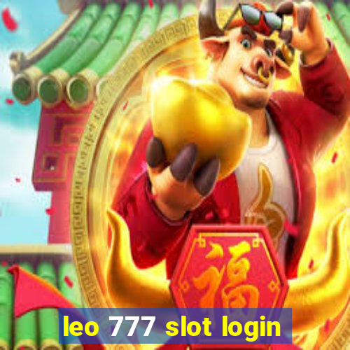 leo 777 slot login