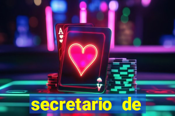 secretario de esporte salario