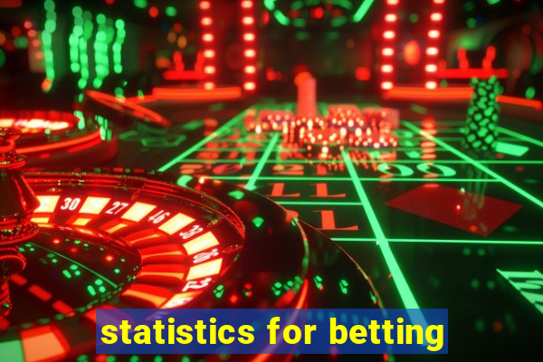 statistics for betting