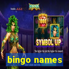 bingo names