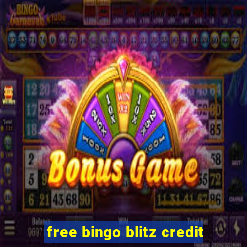 free bingo blitz credit