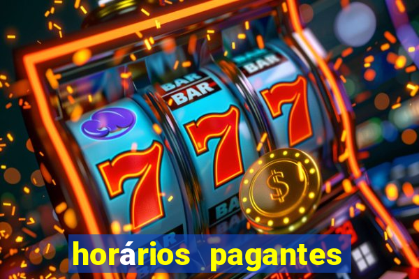 horários pagantes do fortune tiger