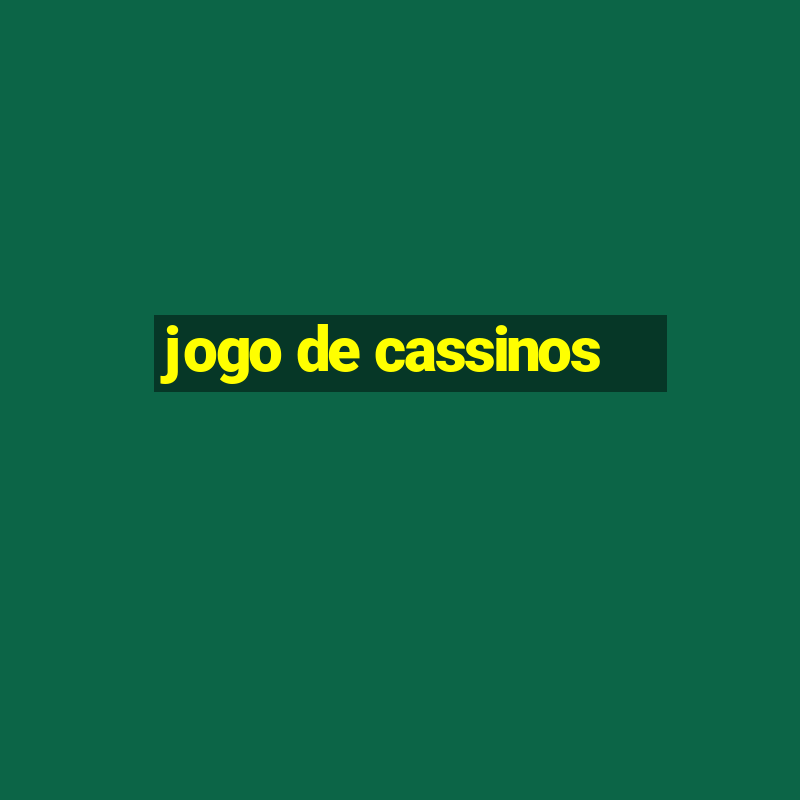 jogo de cassinos