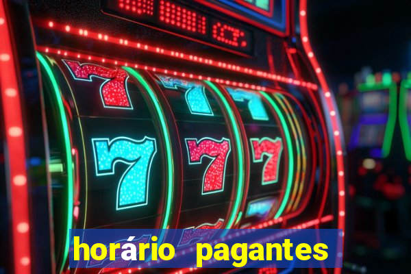 horário pagantes fortune tiger