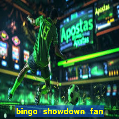 bingo showdown fan page freebies