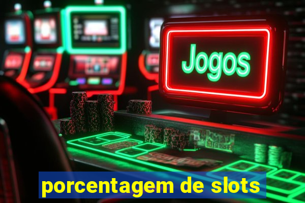 porcentagem de slots