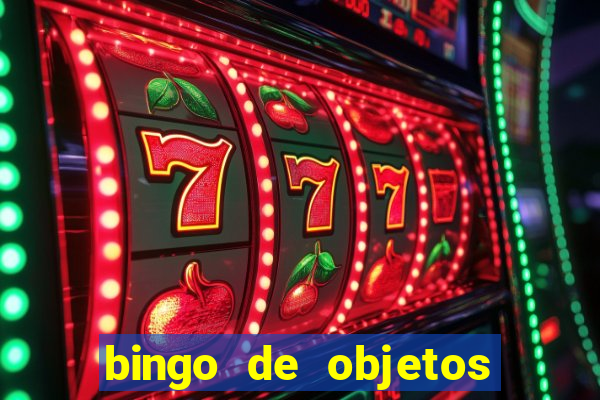 bingo de objetos para imprimir