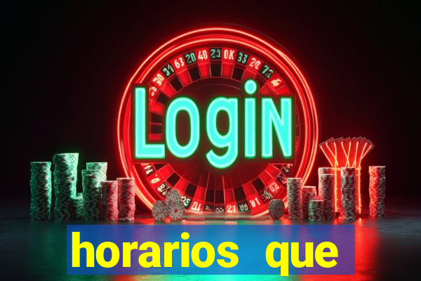 horarios que fortune tiger paga