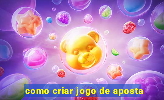 como criar jogo de aposta