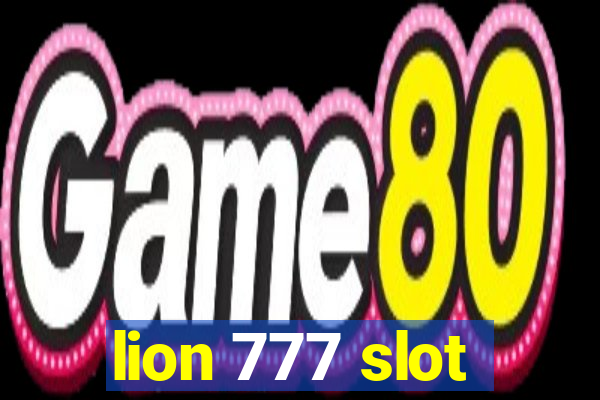 lion 777 slot