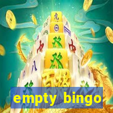 empty bingo