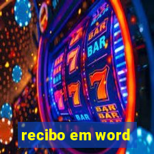 recibo em word