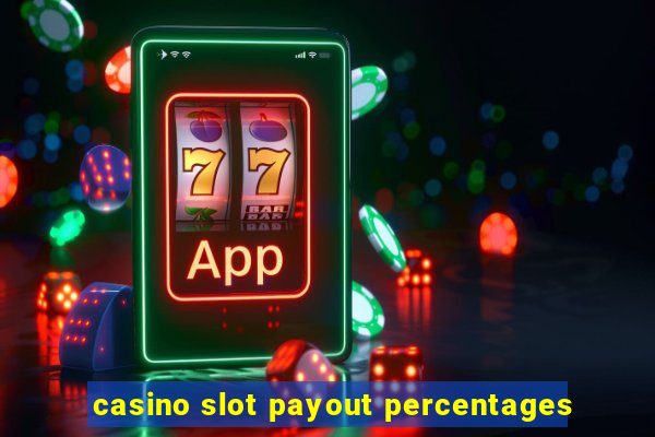 casino slot payout percentages