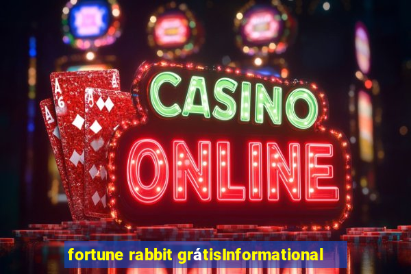 fortune rabbit grátisInformational