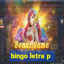 bingo letra p