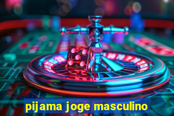 pijama joge masculino