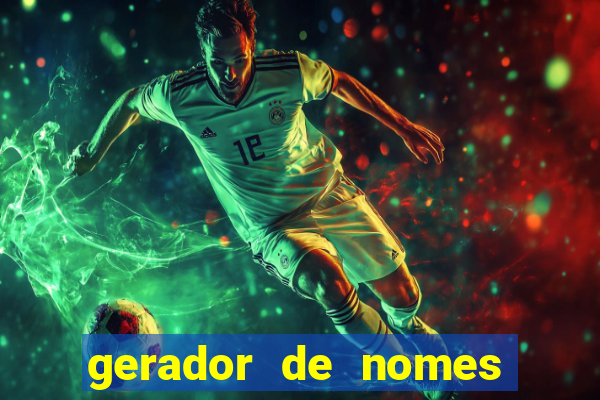 gerador de nomes para jogos