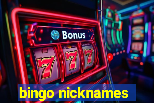 bingo nicknames