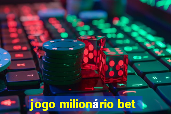 jogo milionário bet