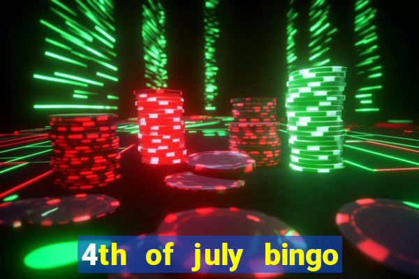 4th of july bingo cards printable free