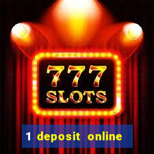 1 deposit online casino usa