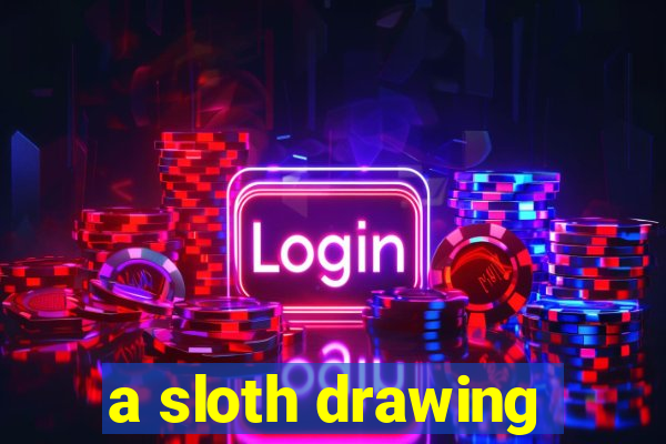 a sloth drawing