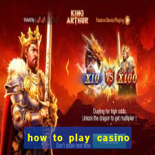 how to play casino card games