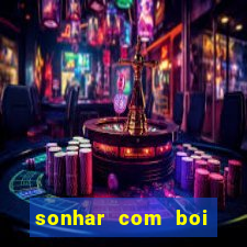 sonhar com boi jogo do bicho