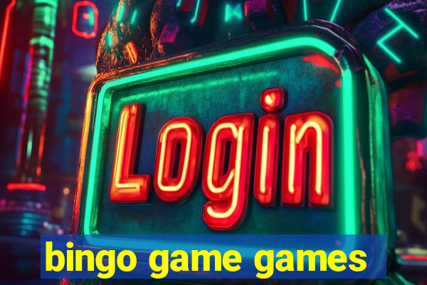 bingo game games