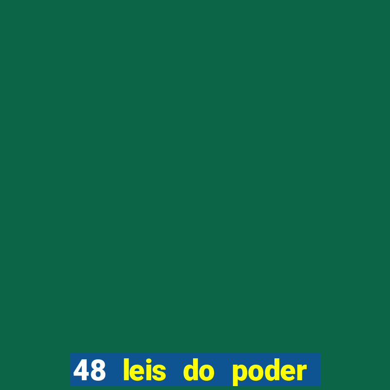 48 leis do poder resumo pdf