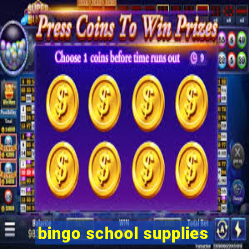 bingo school supplies