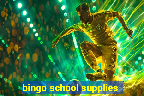 bingo school supplies